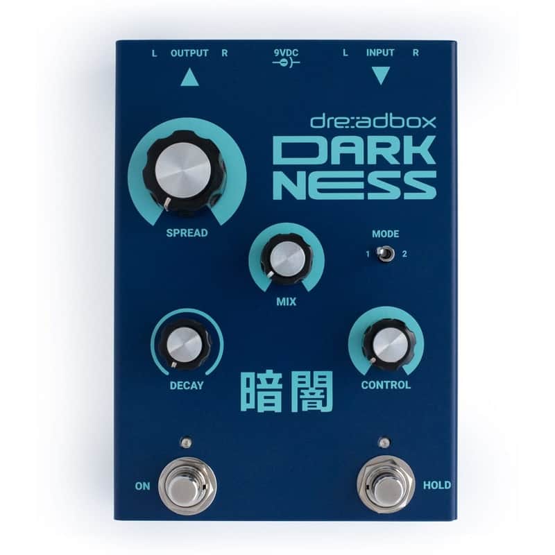 Dreadbox Darkness Stereo Reverb Pedal, Open Box (Like New) image 1
