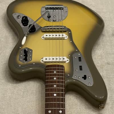 2004 Fender Japan JG-66 Jaguar Limited Edition Antigua Finish + G&G Deluxe Case Hang Tags Duncan Hot Jag Upgrade image 7