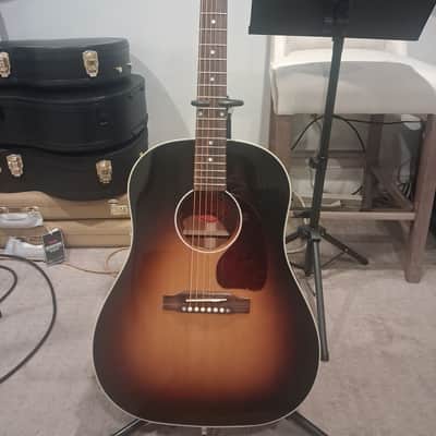 Gibson Custom J-45 Custom Red Spruce Acoustic Guitar - Vintage Sunburst image 3