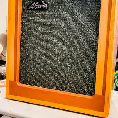 Alamo Challenger Guitar Amp Jensen 10" Tube  1964 Natural Wood image 19