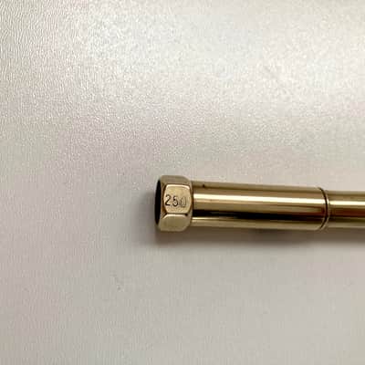Genuine Bach Stradivarius Bb 180 Leadpipe, #25O Vernon, Raw Brass - Vintage image 2