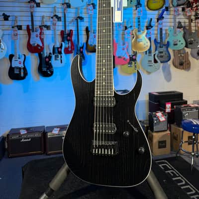 Ibanez Prestige RGR762AH 7-string Electric Guitar - Weathered Black, w/ Case, Free Plek! 870 image 3