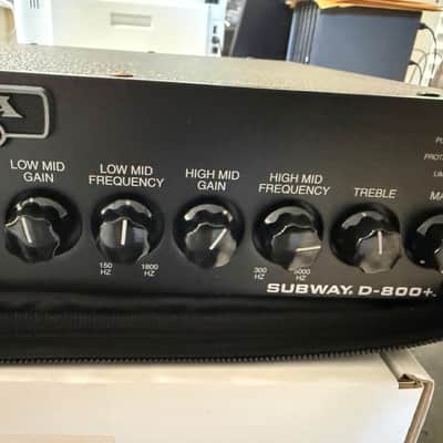 Mesa Boogie Subway D-800 800-Watt Bass Amp Head 2015 - Present - Black image 4