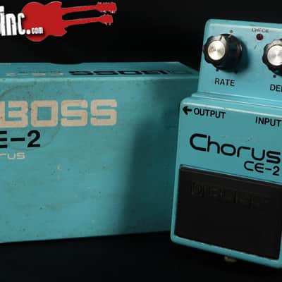 Boss CE-2 Chorus (Black Label) 1979 - 1984 | Reverb