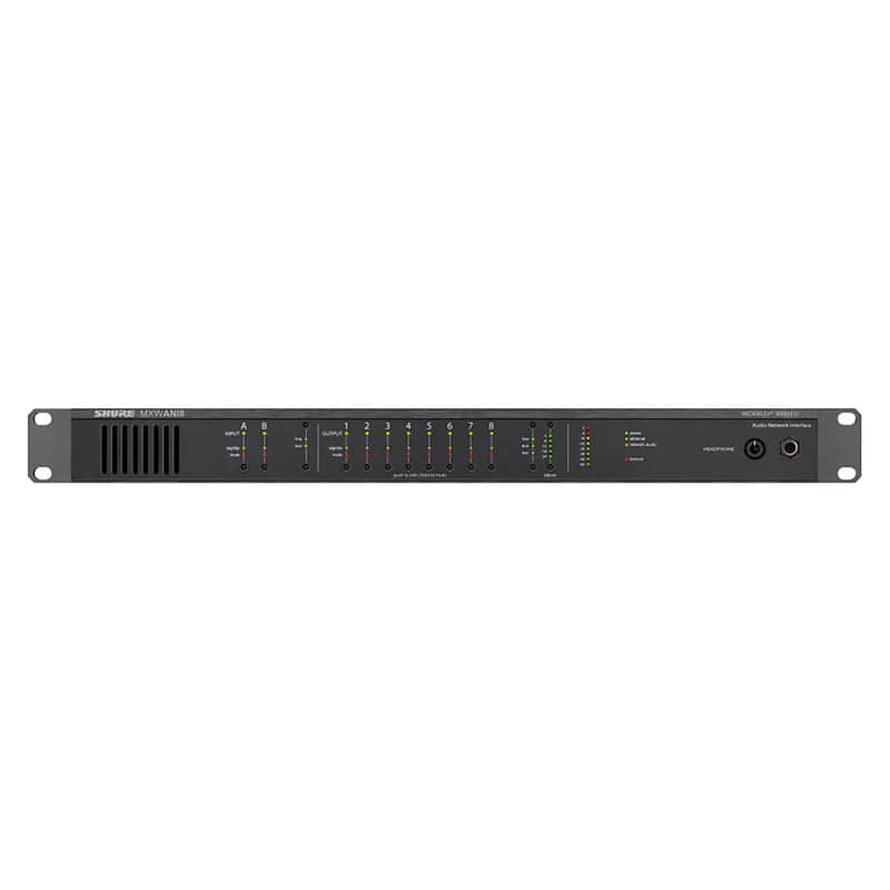 Shure MXWANI8 8-Channel Audio Network Interface image 1