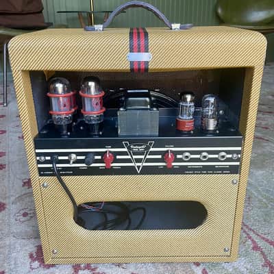 2017 Vintage 47 Amps VA-185G Tweed 1x12 Tube Combo Amp, EH-185 image 2