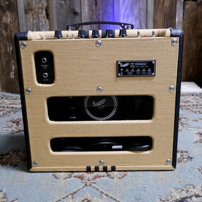 Supro 1820R Delta King 10 5-Watt 1x10" Guitar Combo 2021 - Present - Tweed / Black Stripes image 5