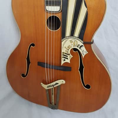 RARE Vintage 1949 Otto Meindl Migma Meister Jazz Guitar "Mein-Del" (Germany) image 7