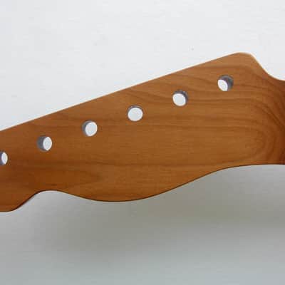Lefty Roasted Telecaster Guitar Neck 21 Stainless Steel JUMBO- HEEL Adjust/ Nitro Satin Finish w/Warmoth Bone Nut TELE Left Handed image 7