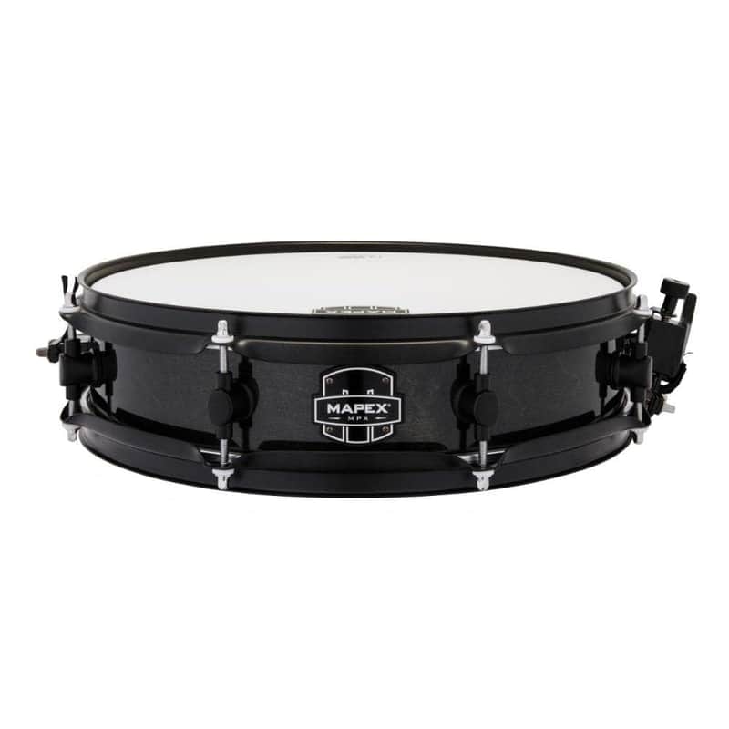 Mapex MPX Maple/Poplar Hybrid Shell Piccolo Snare Drum 14x3.5 Trans Midnight Black image 1