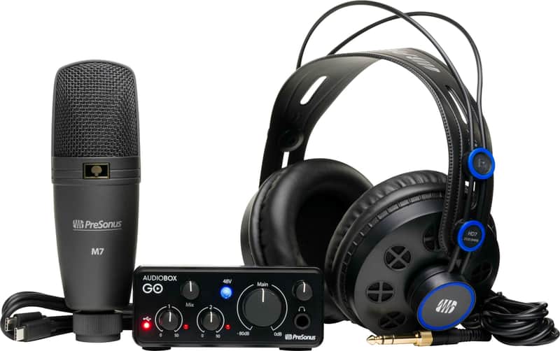 Presonus AudioBox GO Creator Bundle, Black image 1