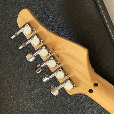 1984-85 Made in Japan Kramer Focus 3000 Left-Handed Lefty Candy Apple Red Strat Electric Guitar OHSC (Closet Queen) image 7