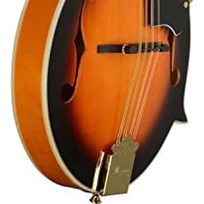 Ibanez F-Style Mandolin, Model M522SBS Sunburst Finish, Flame Maple Body image 6