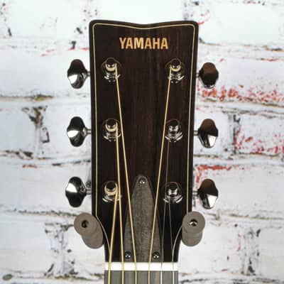 Yamaha - FS9 MX NT - Acoustic-Electric Guitar - Adirondack Spruce/African Mahogany - w/ Hardshell Case - x103A image 5