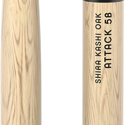 Promark PW5BN Japanese White Oak 5B Nylon Tip Drum Sticks image 2