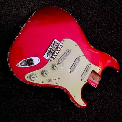 MJT Loaded Body Stratocaster 2020s - Faded CAR image 5