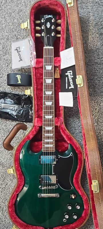 Gibson SG Standard 61  Excellent cond & Gibson Hards Case! 2023 - Green