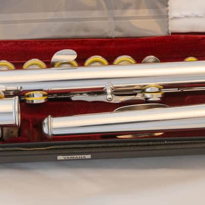 Yamaha YFL-481H All Silver Intermediate Flute *Open-hole *B-foot *Made in Japan *Overhauled New Pads image 7