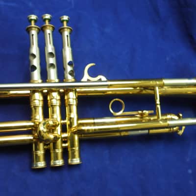 Selmer Paris Grand Prix model 20 Bb trumpet 1950 Lacquered Brass image 17
