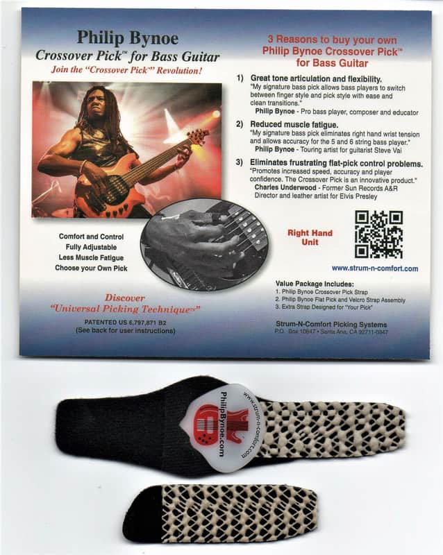 Thumb Pick - Philip Bynoe Signature Crossover for bass guitar - Single image 1