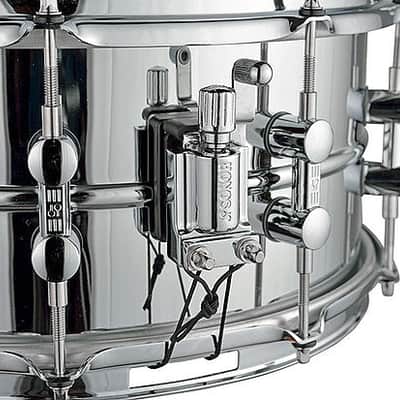 Sonor Kompressor 14" x 6.5" Steel Snare Drum image 4