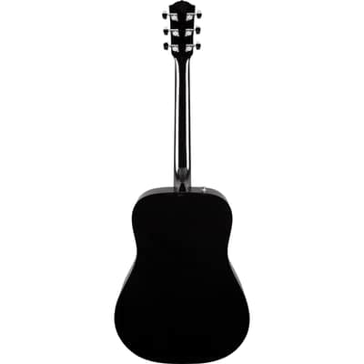 Fender CD-60 Dreadnought V3 Black Acoustic Guitar w/ case image 8