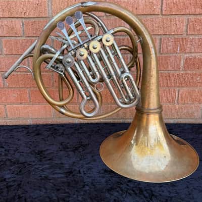 Paxman 40L Bb/High F Descant Horn - Gold Brass - Detachable Bell - Unlacquered Finish - Serial #: 118413L (*AS-IS*) image 4