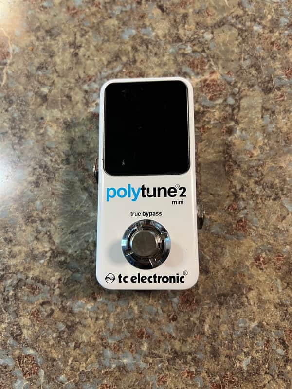 TC Electronic PolyTune Mini Tuning Pedal 2010s - White image 1