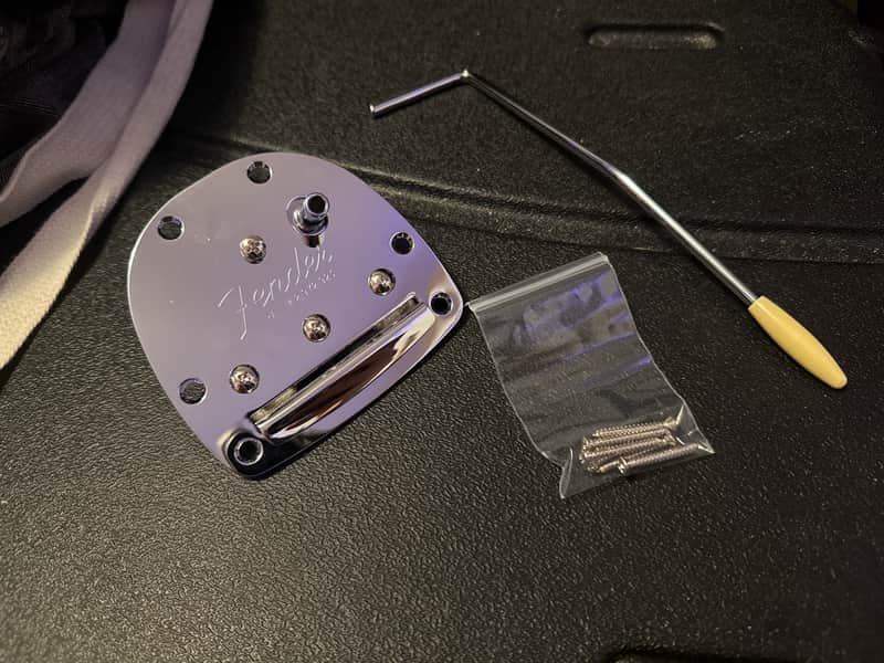 Fender Player II Jaguar Trem Tremolo Vibrato Assembly 2020s - Chrome image 1