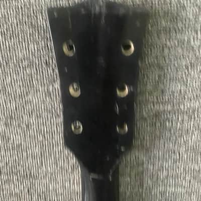Black 6 String Guitar Neck, 22 Frets, 628mm Scale image 5