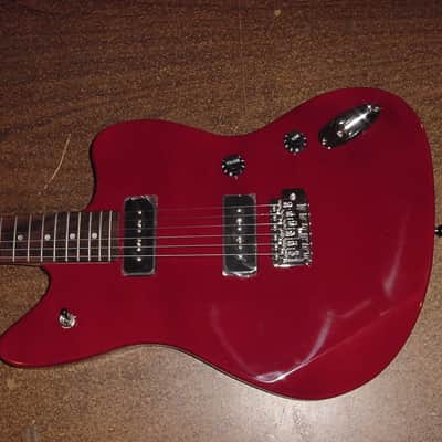 Glen Burton GE39-JG-WR Basswood Offset Body Maple Neck 6-String Electric Guitar w/Strap, Cable &Pick image 6