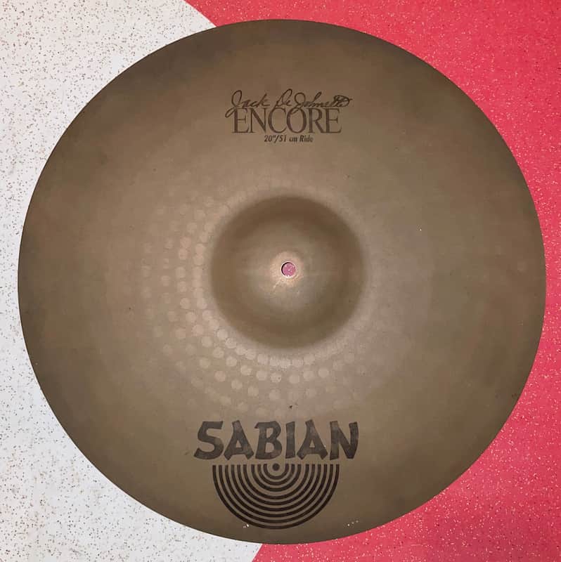 Rare 20" Sabian Jack DeJohnette Signature Encore Ride Cymbal - 2425 grams image 1