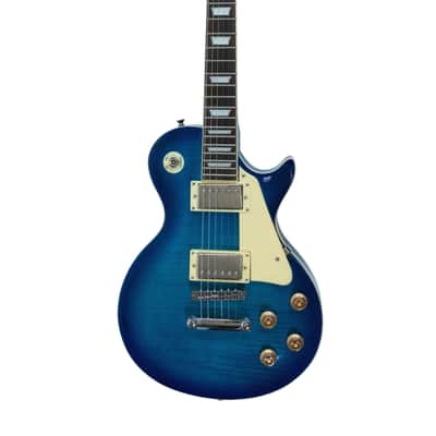 Electric Guitar Les Paul Shape Blue Sunburst Right Handed LP Clearance Deal Limited Offer Bargain image 1