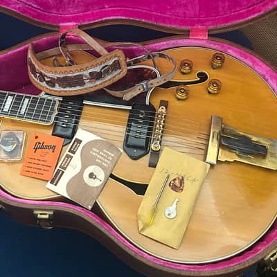 Vintage Gibson L5CNES 1955 Blonde Natural OHSC TAGS! WOW Bild 2