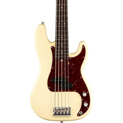 Fender American Professional II Precision Bass V Rosewood Fingerboard - Regular Olympic White