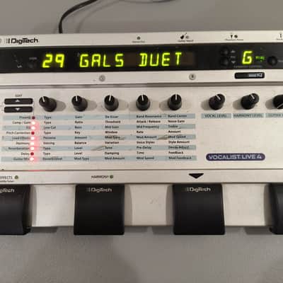 DigiTech Vocalist Live 4 Vocal Effect Processor 2010s - White image 3
