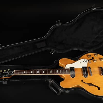 2001 Epiphone Casino Reissue - Natural | Korea Peerless Hollowbody P-90 Pickups 2.6kg | OHSC image 19