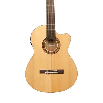 Jasmine JC-25CE Nylon String Classical Electric Guitar (Natural) *USA Small Business* image 3
