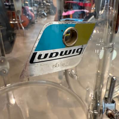 Ludwig Vistalite 22/13/16 Clear 1976 image 8