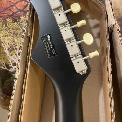 Mint NOS Danelectro Hornet Baritone — New Old Stock Dead on ‘67 Baritone Reissue — Factory Black, Jazzmaster Style image 6