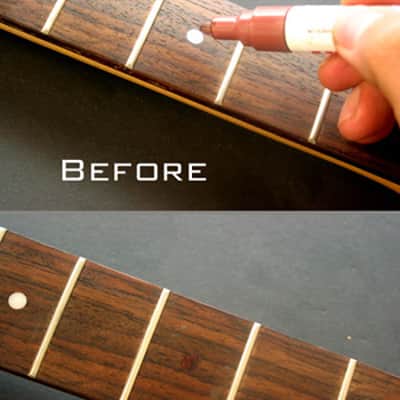 Flowers Red Stickers Inlay Fret Markers Guitars & Bass image 3