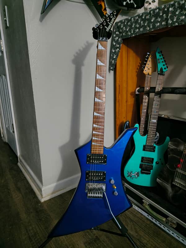 Jackson Pro Series KE3 Kelly 2003 - 2008 - Transparent Blue image 1