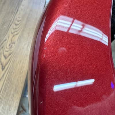 Warmoth/Fender Baritone 2022 - Candy Apple Red image 8