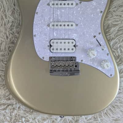 Sterling by Music Man Cutlass Plus HSS Electric Guitar, Block Inlays, Cashmere image 4