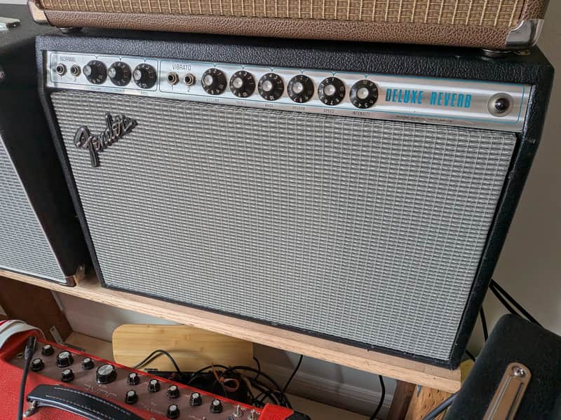 Immagine 1977 Fender Deluxe Reverb - Silverface, nicely original! - 1
