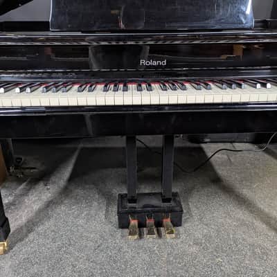 Roland HP7700 digital grand piano - Polish Ebony image 6