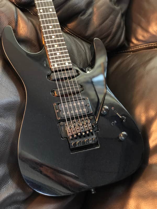 Kramer ProAxe Pro Axe Deluxe 1990 Metallic Black image 1
