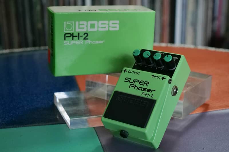 1985 Boss PH-2 Super Phaser (Black/Silver Label) 1984 - 1988 - Green image 1