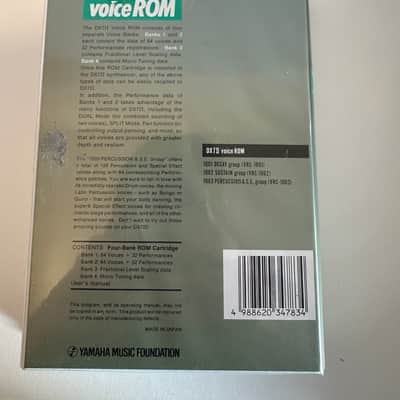 Yamaha DX7 II Voice ROM VRC-1003 – Percussion & S.E. Group – Complete w/ Box & Manual image 4