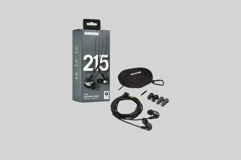 Shure SE215 Sound Isolating Earphones - Black image 1